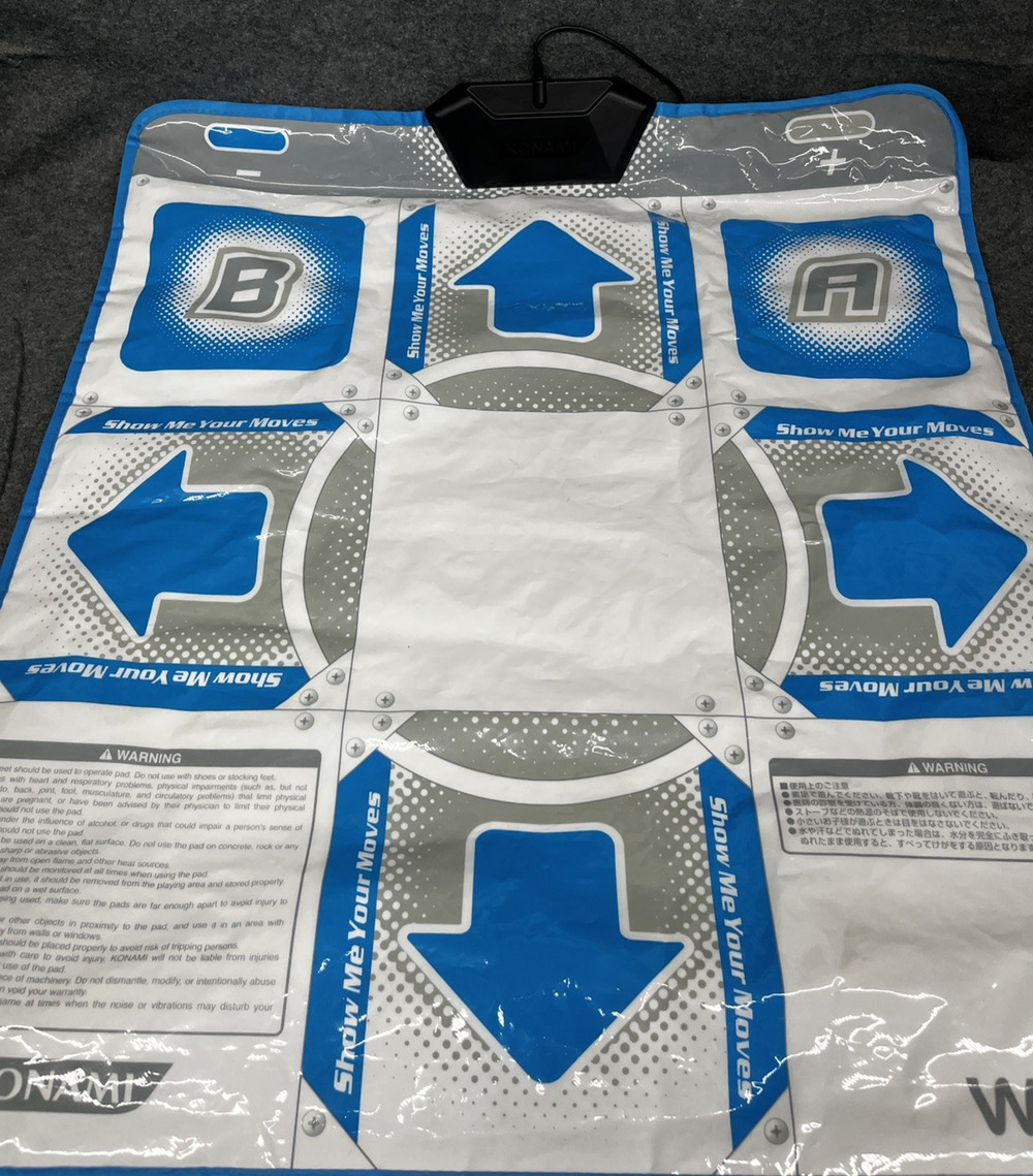 Konami Dance Pad Wii GameCube Dance Dance Revolution Mat RU054 OEM Untested